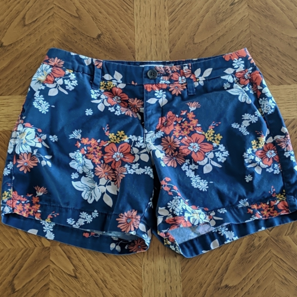 Blue Floral Old Navy Shorts